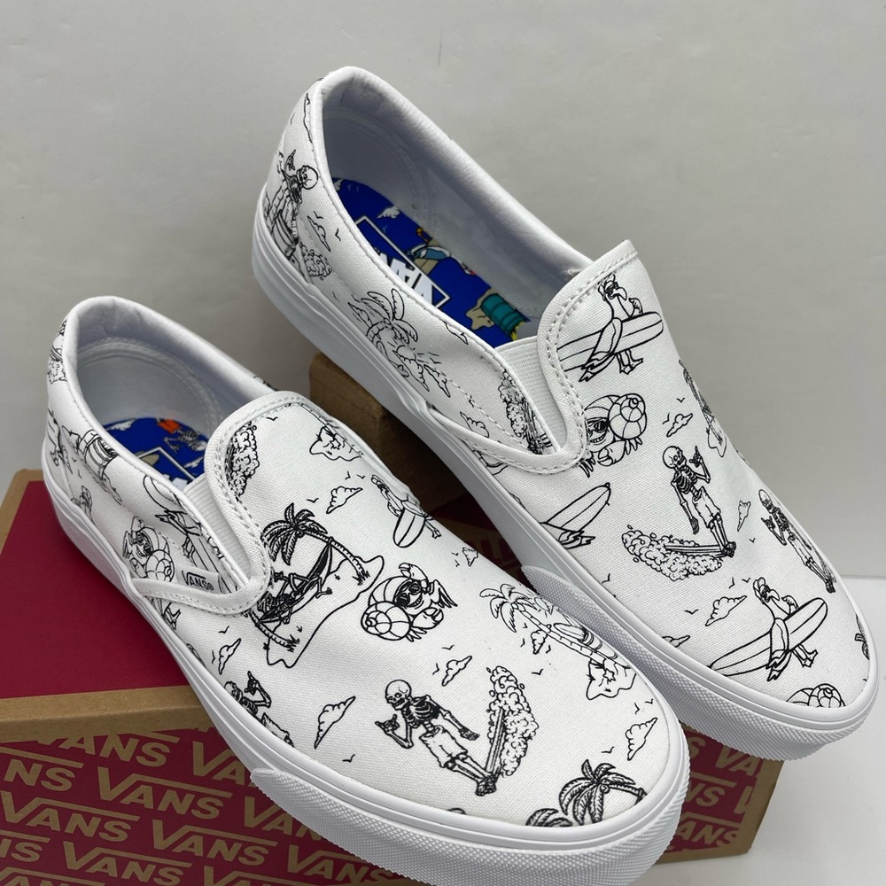 Vans WMNS Classic Slip-On
Low Tide True White/True
VN0A5JLXBPD Sneakers - Picture 14 of 16